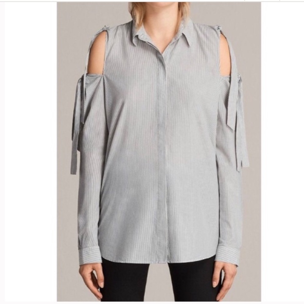 All Saints Evelyn Striped blouse